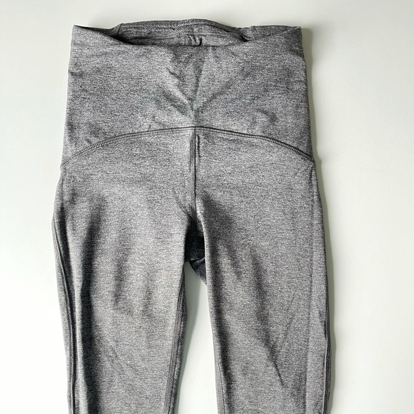 Lululemon Heather Grey Full Length Leggings - Picture 3 of 5